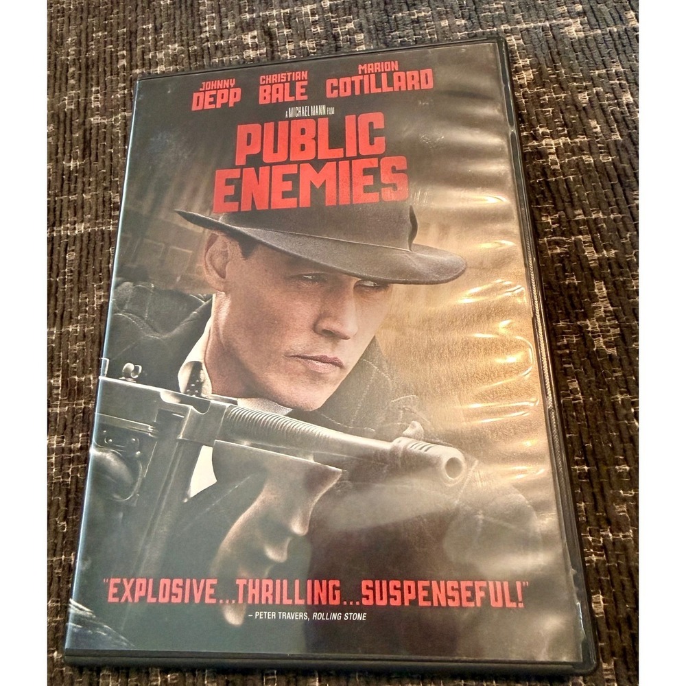 Universal Public Enemies DVD Movie Christian Bale Johnny Depp Widescreen